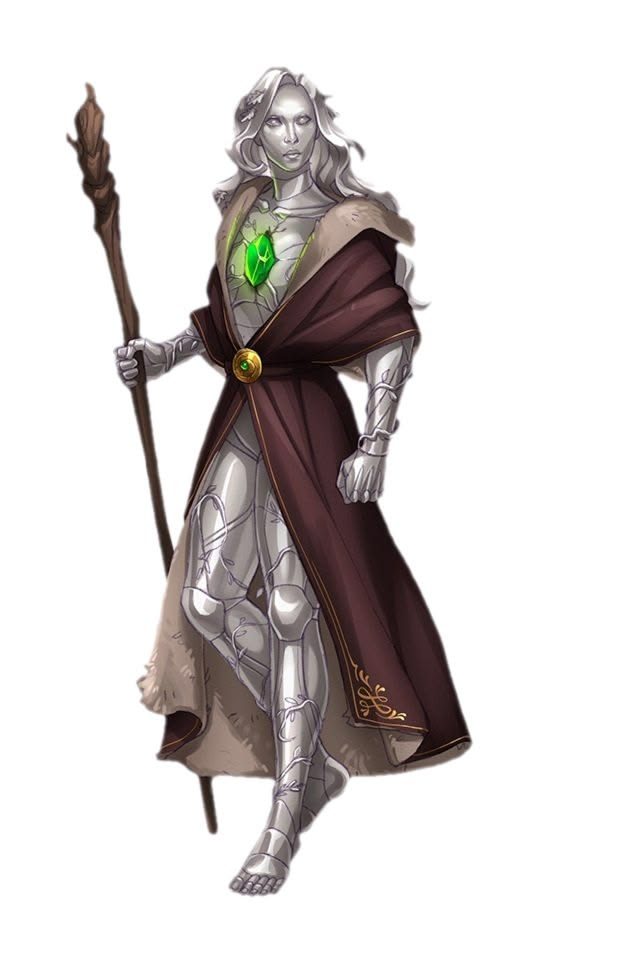 Refined Magecrafted with a green heart-stone
